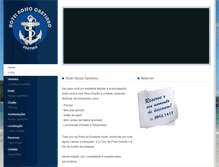 Tablet Screenshot of hotelnossocantinho.com.br